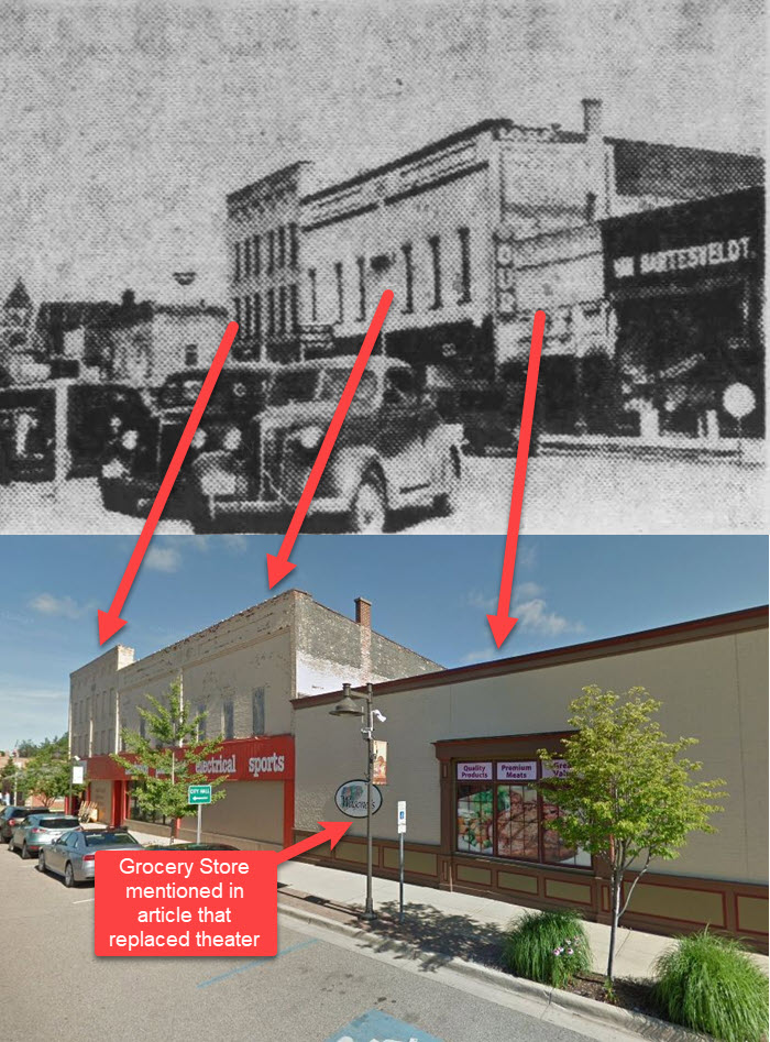 Our Theatre - Comparison Of Then Vs Now (newer photo)